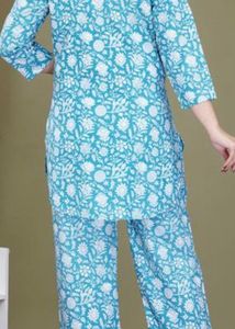 Floral Print Kurta Set
