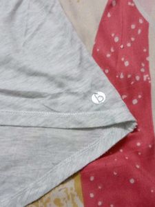 Gray Twist Back Tank Top