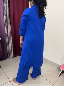 wool Blue Co-ord Set 3 Price