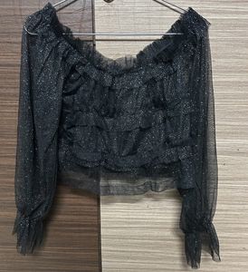 Glitter Party Crop Top