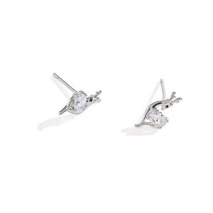 Silver Deer Stud Earrings