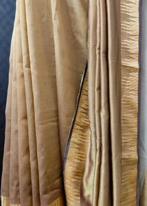 Golden Tan Saree With Free...