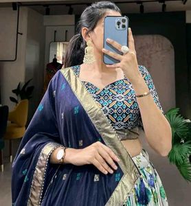 Festival Lehenga with stitched blouse and skirt