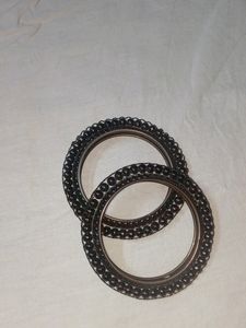 Black Oxidised Bangles 2x6