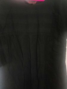black colour kurta