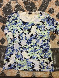 Floral Print Long Sleeve Top