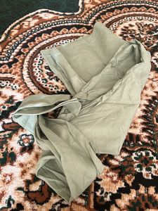 Sage Green Tie-Waist Pants
