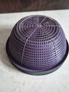 Set of 4 Colorful Plastic Baskets