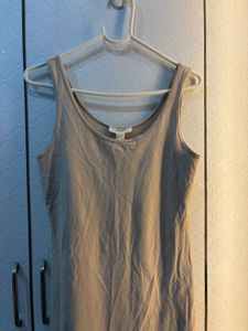 A Bodycon beige tank Dress