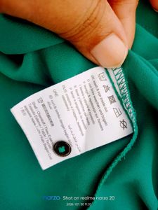 Emerald Green Long Sleeve Blouse