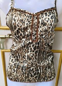 Leopard Print Camisole Top