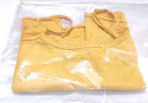 Baby girl Yellow Spaghetti Strap Top
