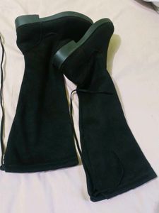 Black Knee-High Boots