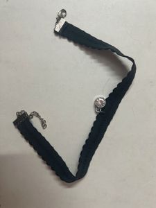Navy Blue Velvet Choker Necklace | Y2K Coquette