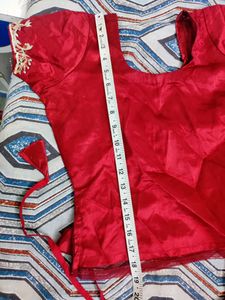 Lahanga Choli Set Maroon Colour