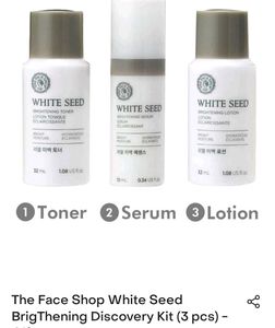 The Face Shop Whiteseed Brigthening Discovery Kit