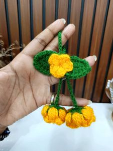 Handmade Crochet Flower Garland