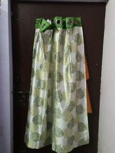 Leaf Print Curtain 2