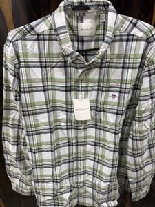 GANT Men's Plaid Button-Down Shirt