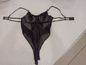 Sheer Black Bodysuit