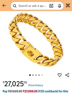 DOG CUBAN LINK CHAIN COLLAR 32MM(22")