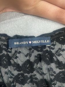 Brandy Melville Vintage Black Lace Cami