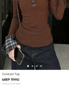 Chic Maroon Long Sleeve Top
