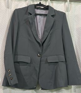 Chic Grey Blazer Jacket