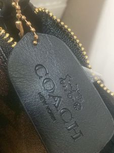 Coach Handbag with Chain Detail
