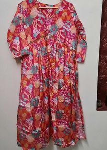 Vibrant Floral Kurta Set