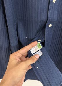 Ralph Lauren Navy Striped Button-Down Shirt