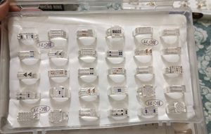 Men's Designer Rings Set pure silver