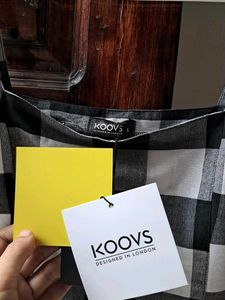 Koovs Pleated Short Dress