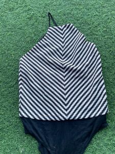 Striped Bodysuit - Stylish &amp; Trendy