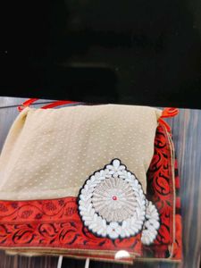 Beautiful Embellished  Saree with blouse