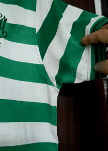 Classic Rugby Striped Polo Shirt