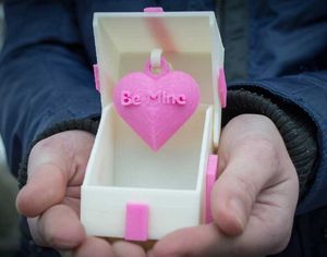Valentine's Gift Box 3d printerd