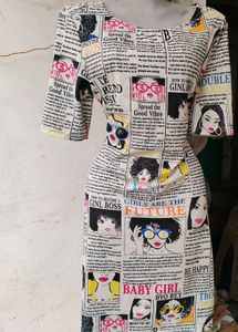 Printed Casual Dress
