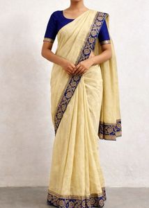 Elegant Embroidered Border Saree