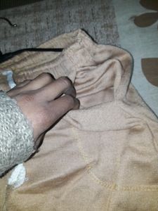 Nude Trouser Winter Pocket With Buttons