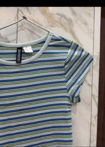 Striped T-Shirt Mini Dress