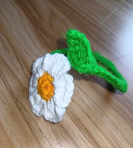 Handmade Crochet Flower Bracelet