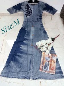 Denim Maxi Dress