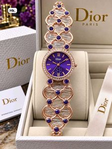 Dior Women's Watch with Purple Dial BRACELET TYPE