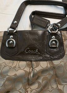 Coach Monogram Shoulder Bag