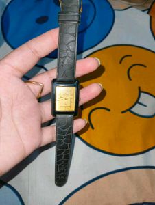 Stylish Rectangular Dial Watch