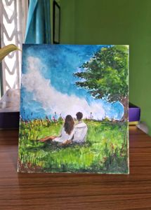 handmade Couple Painting