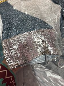 Sparkling Sequined Kurta Set with Sharara