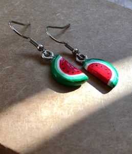 Handmade Fruit &amp; Face Earrings Set
