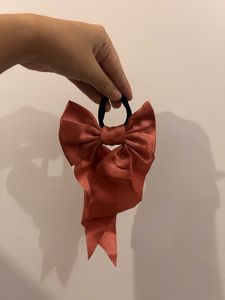 Satin Bow Scrunchie